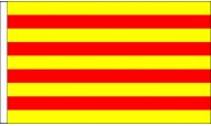 Catalonia Table Flags
